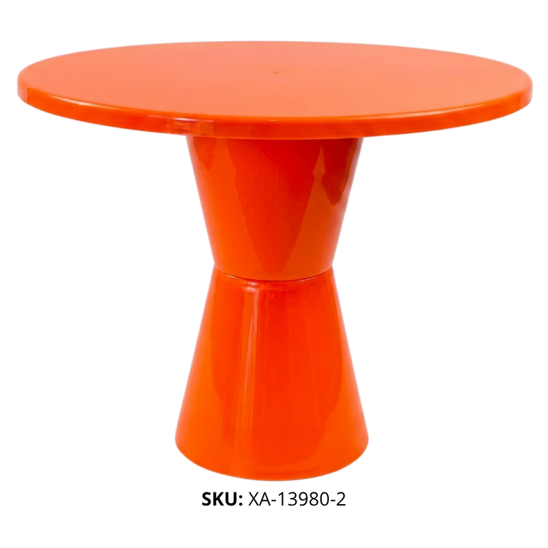 BASE P/TORTA PLANO REDON PLAST NARANJA NEON XU X72B