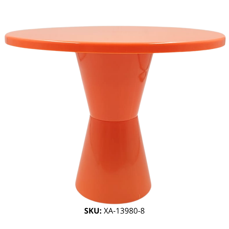 BASE P/TORTA PLANO REDON PLAST NARANJA XU X72B