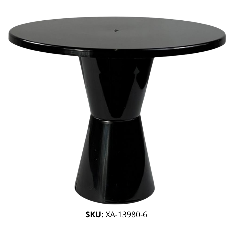 BASE P/TORTA PLANO REDON PLAST NEGRO XU X72B