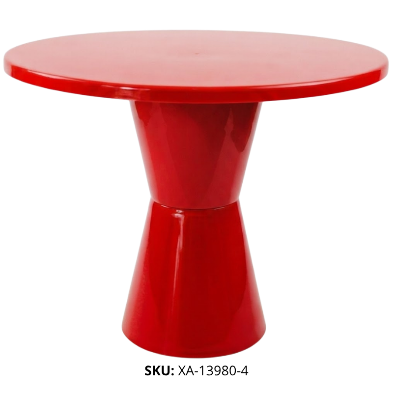 BASE P/TORTA PLANO REDON PLAST ROJO XU X72B