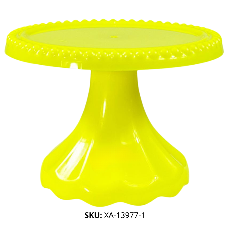 BASE P/TORTA PLAST AMARILLO NEON XU X200B