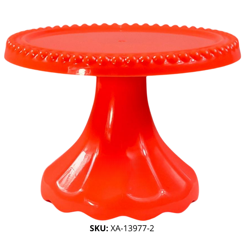 BASE P/TORTA PLAST NARANJA NEON XU X200B