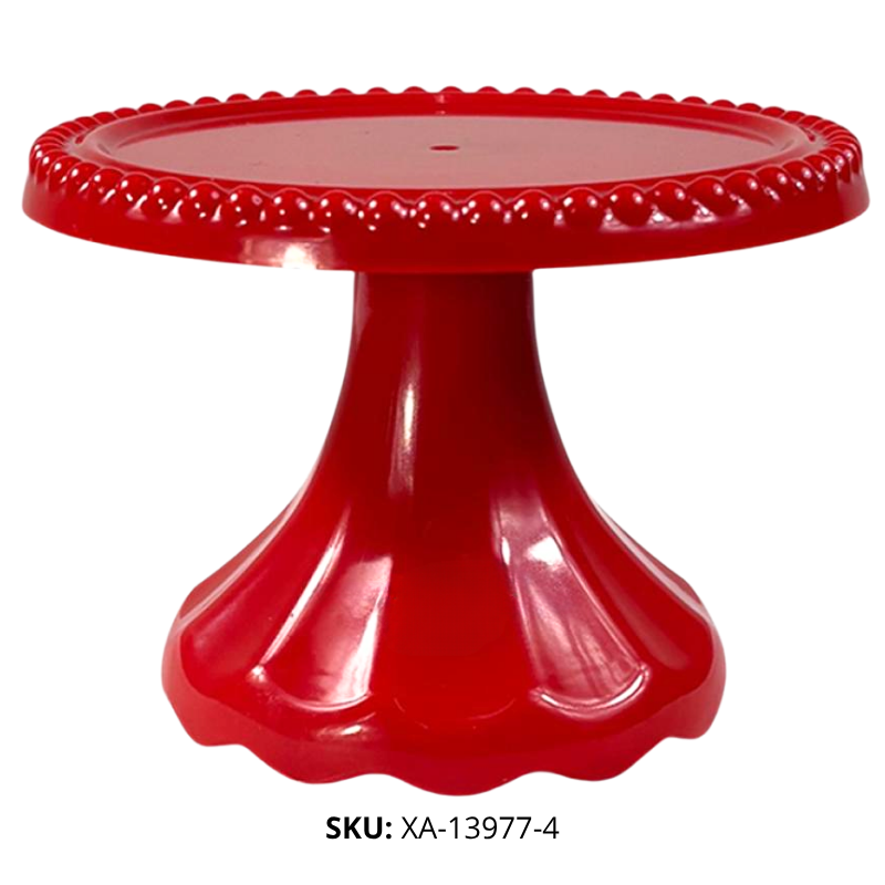 BASE P/TORTA PLAST ROJO XU X200B