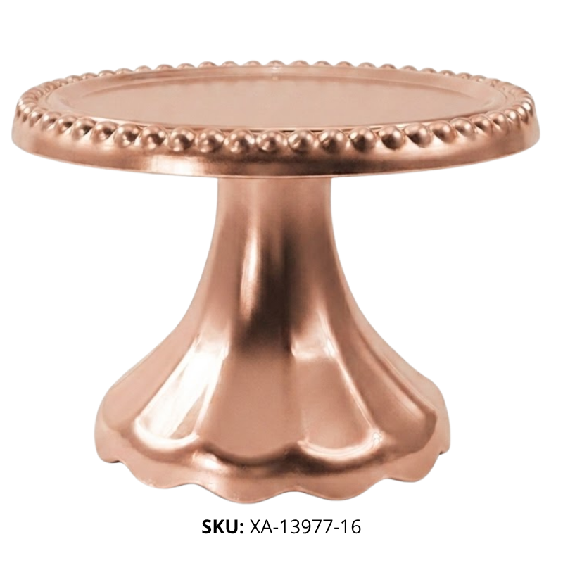 BASE P/TORTA PLAST ROSE GOLD XU X200B