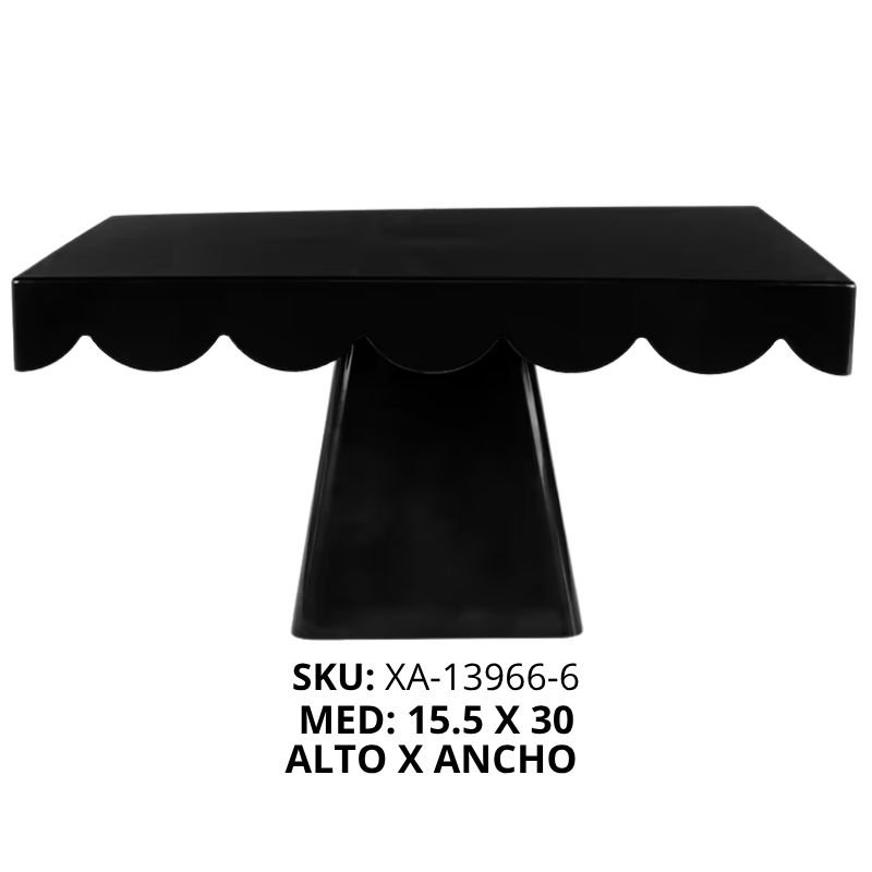BASE PLAST RECT NEGRO P/BOCAD XU X60B
