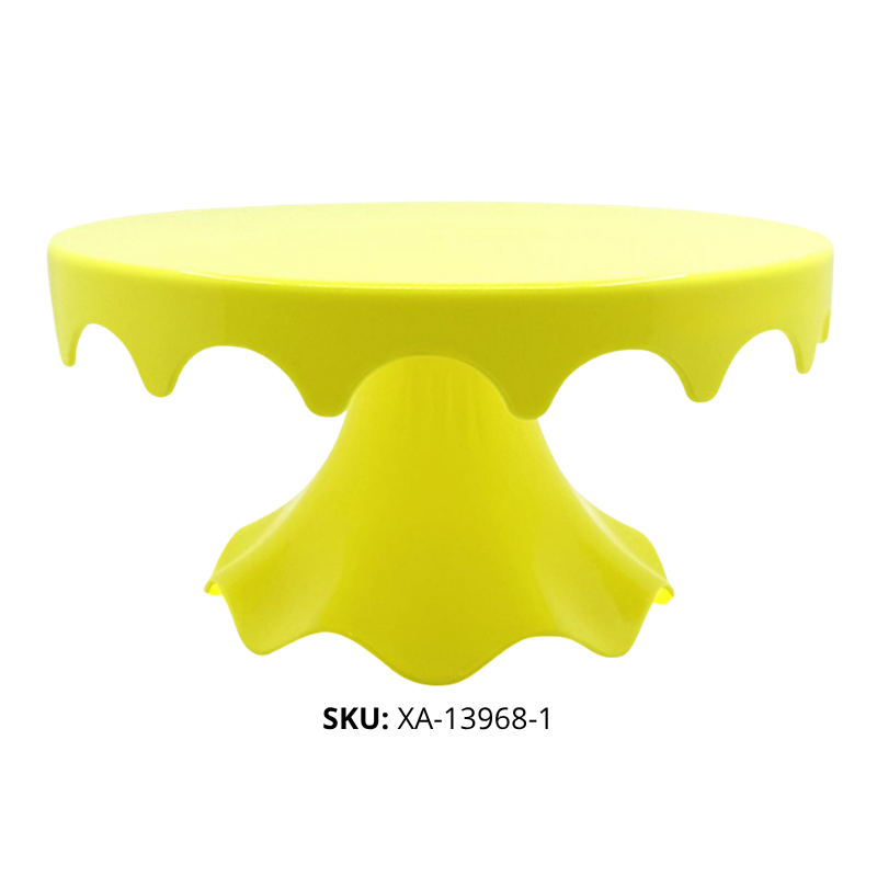 BASE TORTA PLAST AMARILLO NEON XU X72B