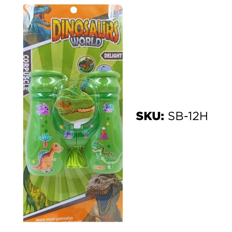 BINOCULARES 3D DINO VERD BX240