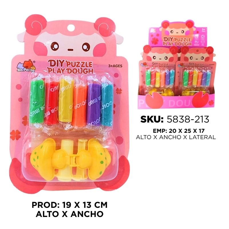 BLISTER PLASTILINA HONGUITO 9PCS CX12 BX24