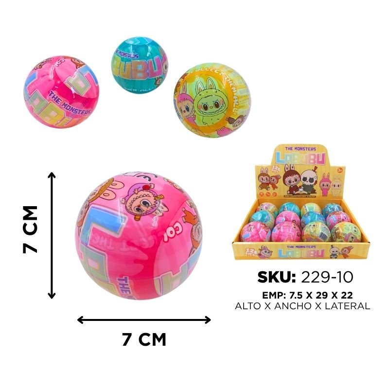 BOLA SORPRESA LABUBU CX12 BX720